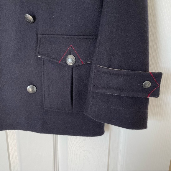 BOSS Hugo Boss Wool Coat Jacket, Blue & Grey, Boys Size 12-XS, NEW WITH TAG - Picture 7 of 12